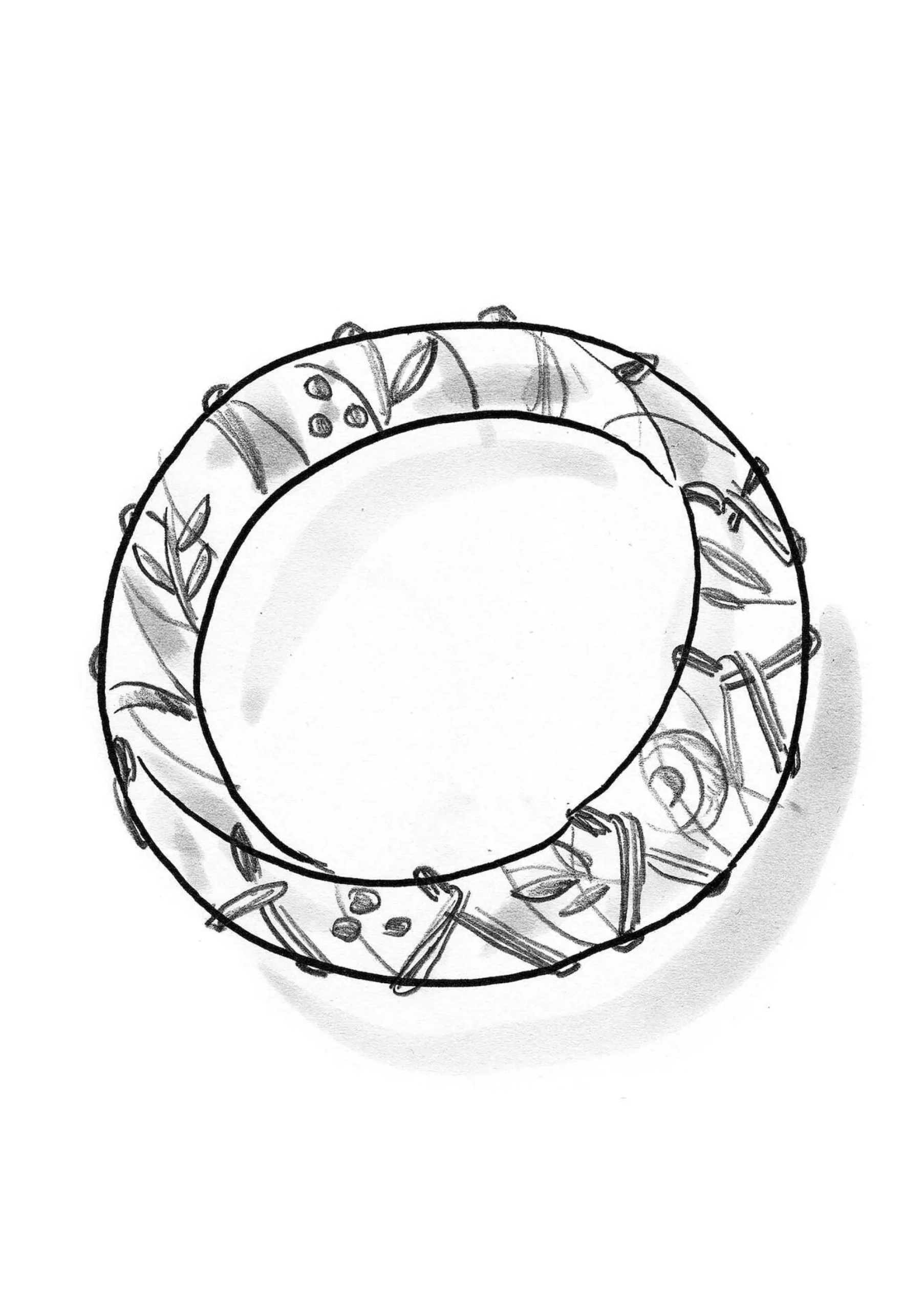 Gudrun Sjödén Armschmuck Zuri Aus Bio-Baumwolle/Recyclingholz saphirblau