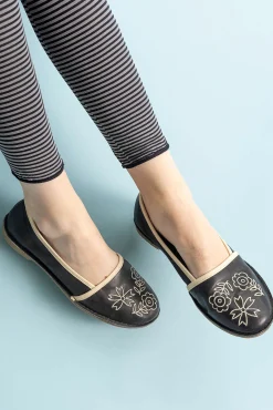 Discount Gudrun Sjödén Ballerinas Aus Nappaleder schwarz
