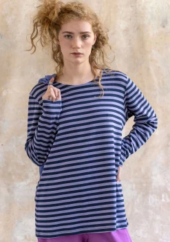 New Gudrun Sjödén Basic-Streifenshirt Aus Bio-Baumwolle dunkelindigo-distel