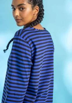Online Gudrun Sjödén Basic-Streifenshirt Aus Bio-Baumwolle brillantblau-schwarz