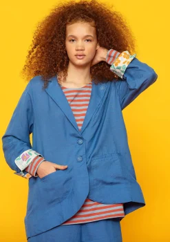 Online Gudrun Sjödén Blazer Margit Aus Leinen/Modal-Gewebe eismeerblau