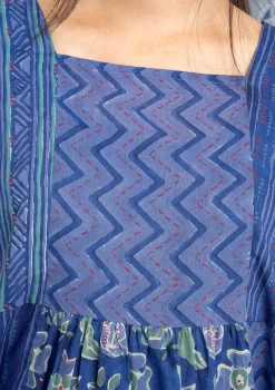 Outlet Gudrun Sjödén Bluse Amber Aus Bio-Baumwolle lupine