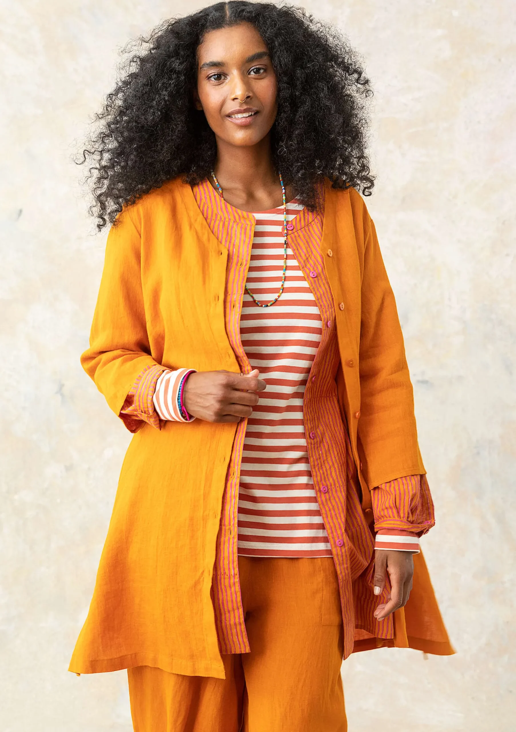 Hot Gudrun Sjödén Bluse Aus Leinengewebe masala
