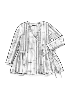 Online Gudrun Sjödén Bluse Himalaya Aus Bio-Baumwolle brillantblau