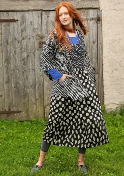 Clearance Gudrun Sjödén Bluse Krusa Aus Bio-Baumwolle schwarz