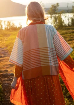 Discount Gudrun Sjödén Bluse Madras Aus Bio-Baumwollgewebe masala