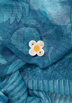Clearance Gudrun Sjödén Brosche Flower Aus silber