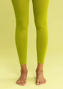 New Gudrun Sjödén Einfarbige Leggings Aus Recycling-Polyamid hellkräutergrün