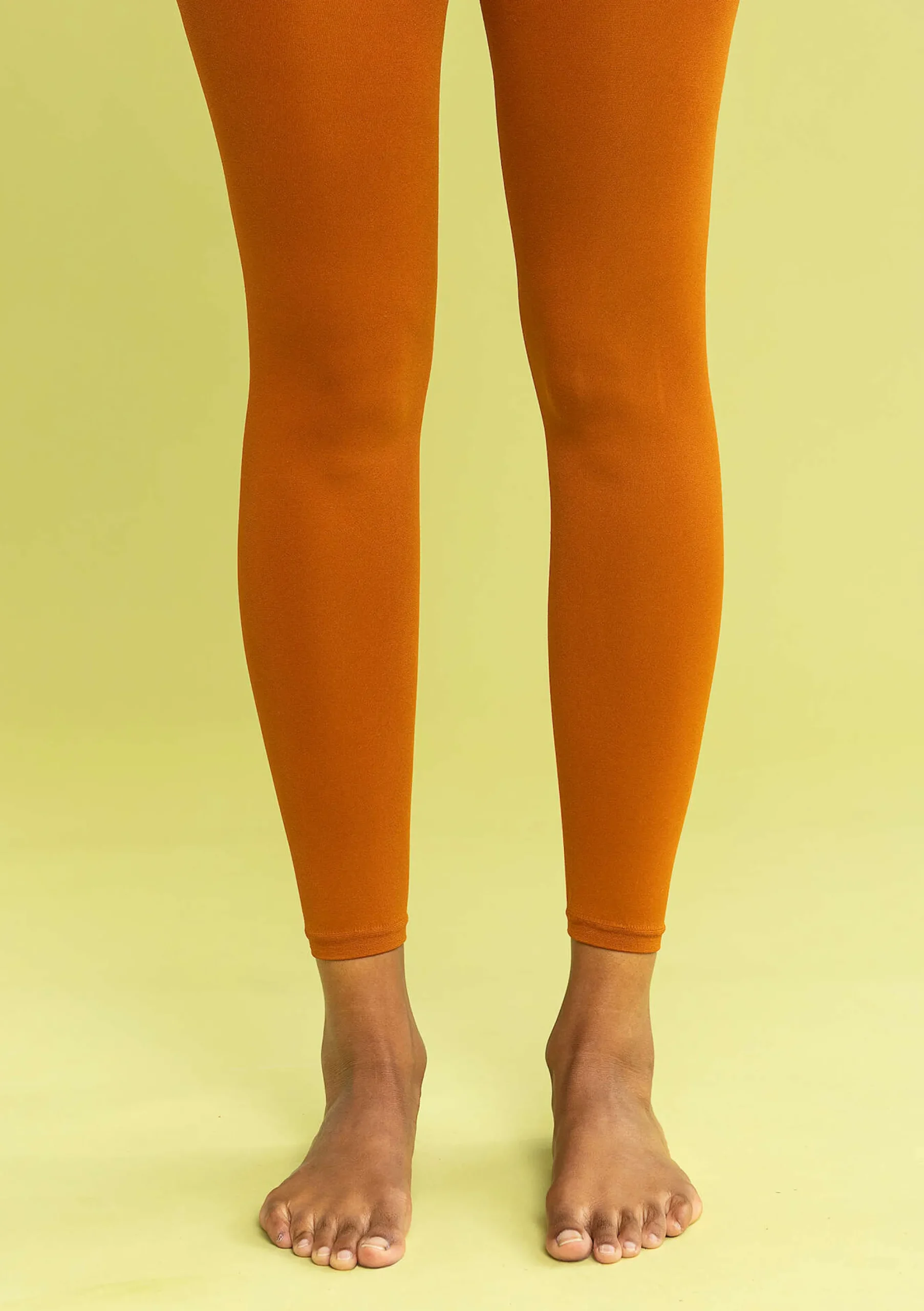 Hot Gudrun Sjödén Einfarbige Leggings Aus Recycling-Polyamid pekannuss