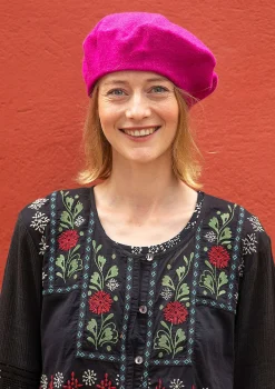 Discount Gudrun Sjödén Gestrickte Baskenmütze Aus Gefilzter Bio-Wolle kochenill