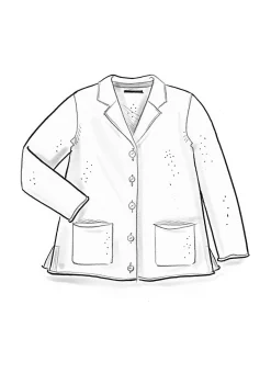 Sale Gudrun Sjödén Gestrickter Blazer Aus Gefilzter Bio-Wolle himmelblau