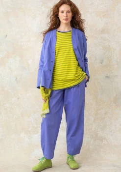 Sale Gudrun Sjödén Hose Aus Bio-Baumwollgewebe himmelblau