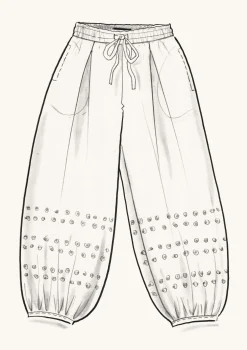 Best Gudrun Sjödén Hose Buij Aus Bio-Baumwolle indigo