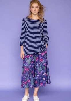 Discount Gudrun Sjödén Hose Iris Aus Bio-Baumwollgewebe dunkelamethyst