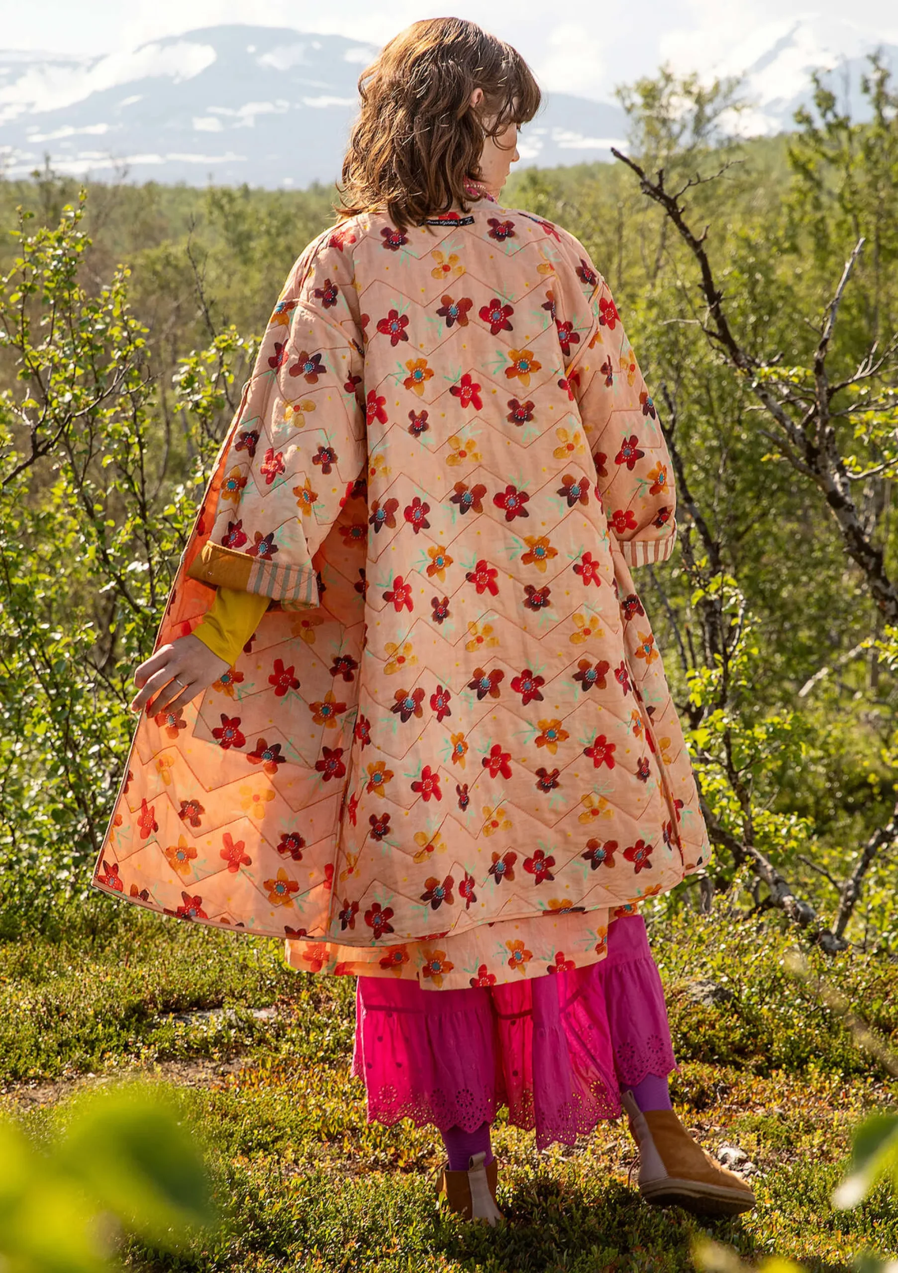 Sale Gudrun Sjödén Jacke Madras Aus Bio-Baumwolle masala