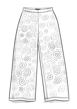 Discount Gudrun Sjödén Jerseyhose Ada Aus Lyocell/Elasthan hafer-gemustert