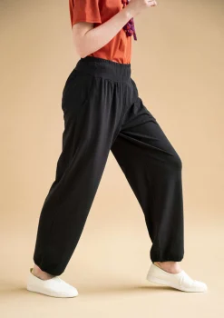 Discount Gudrun Sjödén Jerseyhose Aus Bio-Baumwolle/Elasthan schwarz