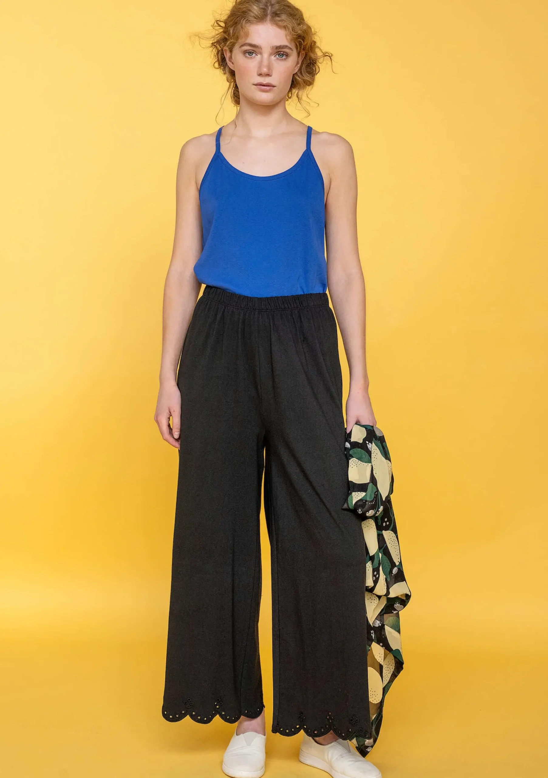 New Gudrun Sjödén Jerseyhose Aus Bio-Baumwolle schwarz