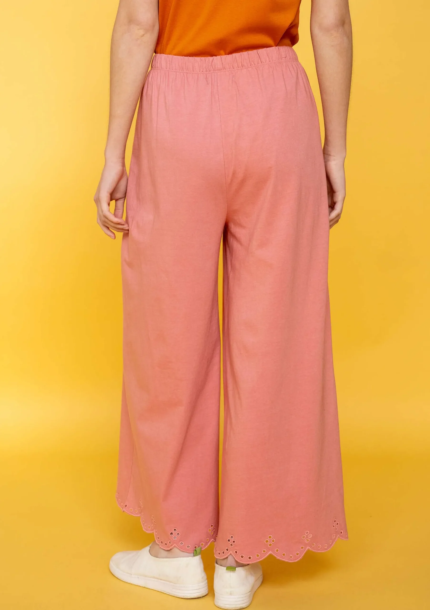 Hot Gudrun Sjödén Jerseyhose Aus Bio-Baumwolle kirschblüte