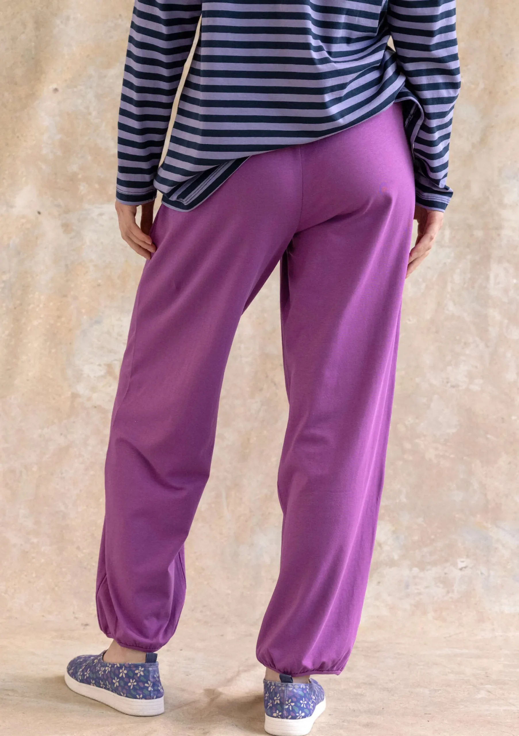 New Gudrun Sjödén Jerseyhose Aus Bio-Baumwolle/Elasthan mittsommerblumen