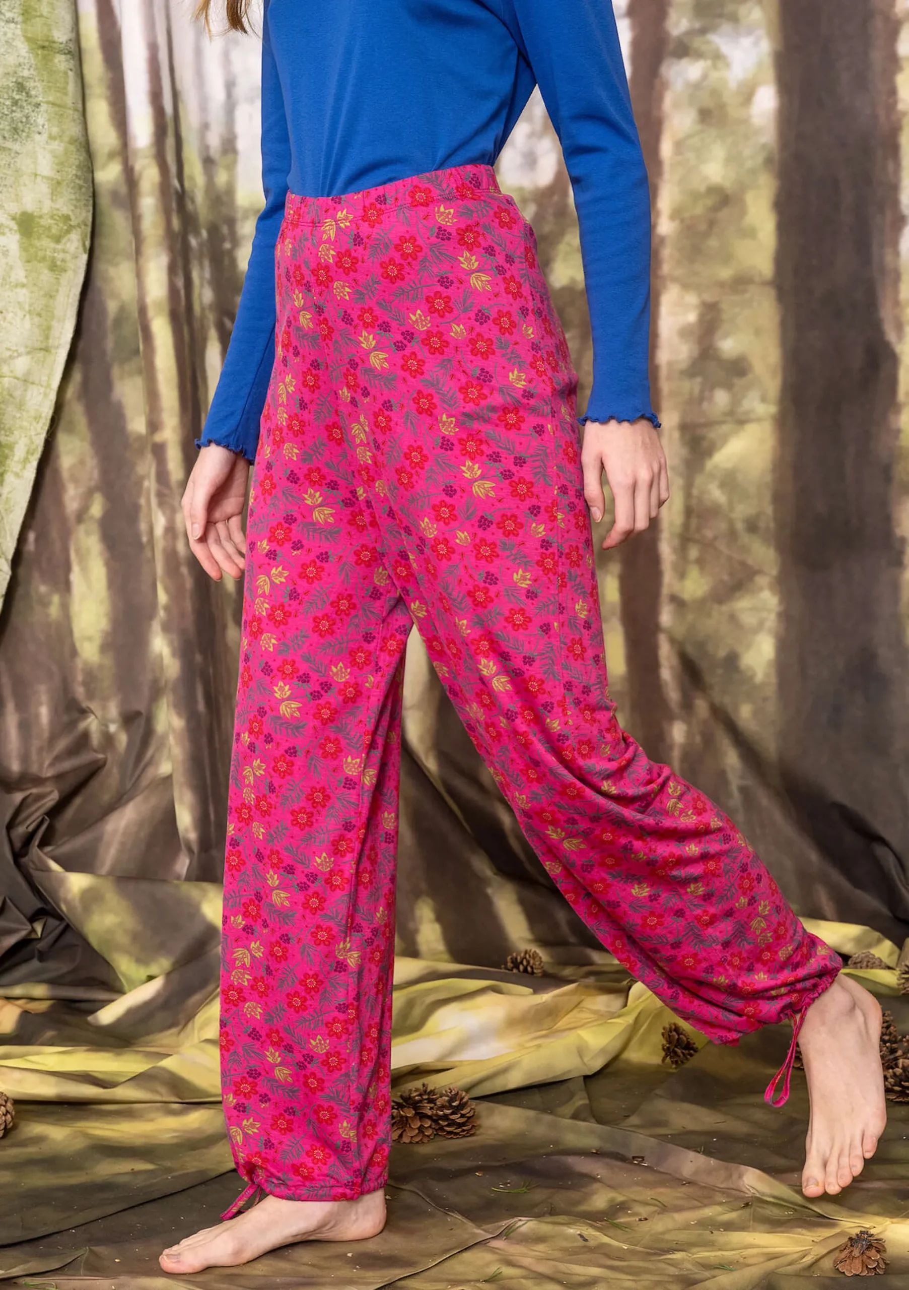 Sale Gudrun Sjödén Jerseyhose Myren Aus Modal dunkelpfingstrose