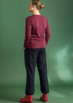 Gudrun Sjödén Jerseyhose Stella Aus Bio-Baumwolle/Elasthan schwarz
