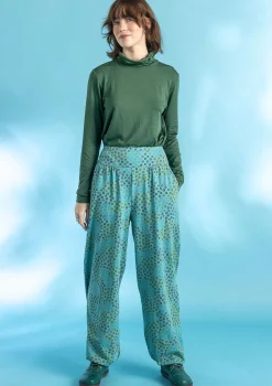 Outlet Gudrun Sjödén Jerseyhose Stella Aus Bio-Baumwolle/Elasthan aquamarin