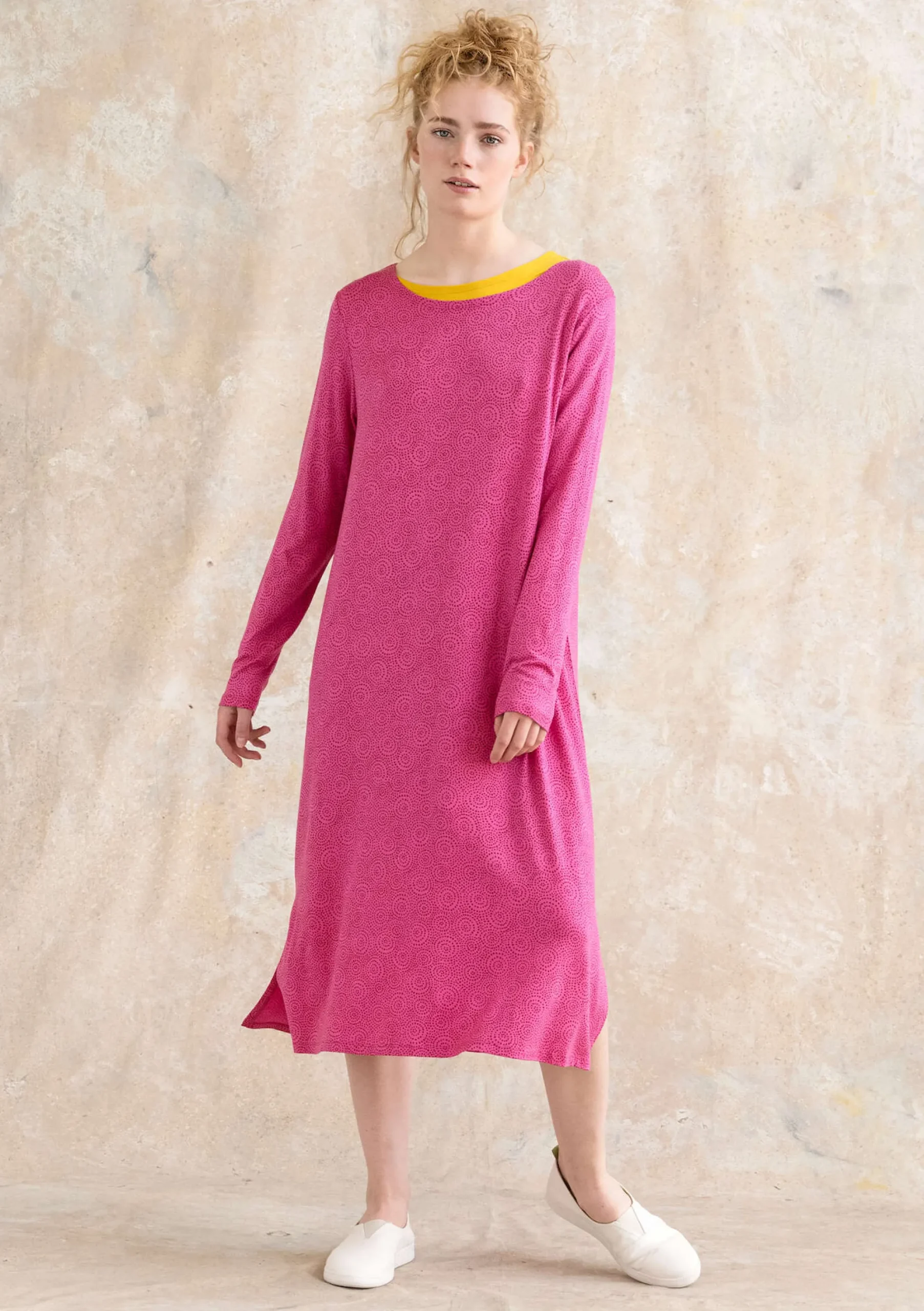 New Gudrun Sjödén Jerseykleid Ada Aus Lyocell/Elasthan hibiskus-gemustert