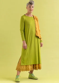 Discount Gudrun Sjödén Jerseykleid Ada Aus Lyocell/Elasthan hellkräutergrün