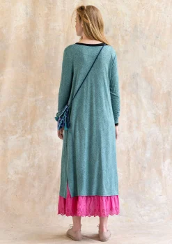 Clearance Gudrun Sjödén Jerseykleid Ada Aus Lyocell/Elasthan aqua-gemustert