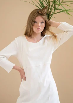Hot Gudrun Sjödén Jerseykleid Aus Bio-Baumwolle ungebleicht