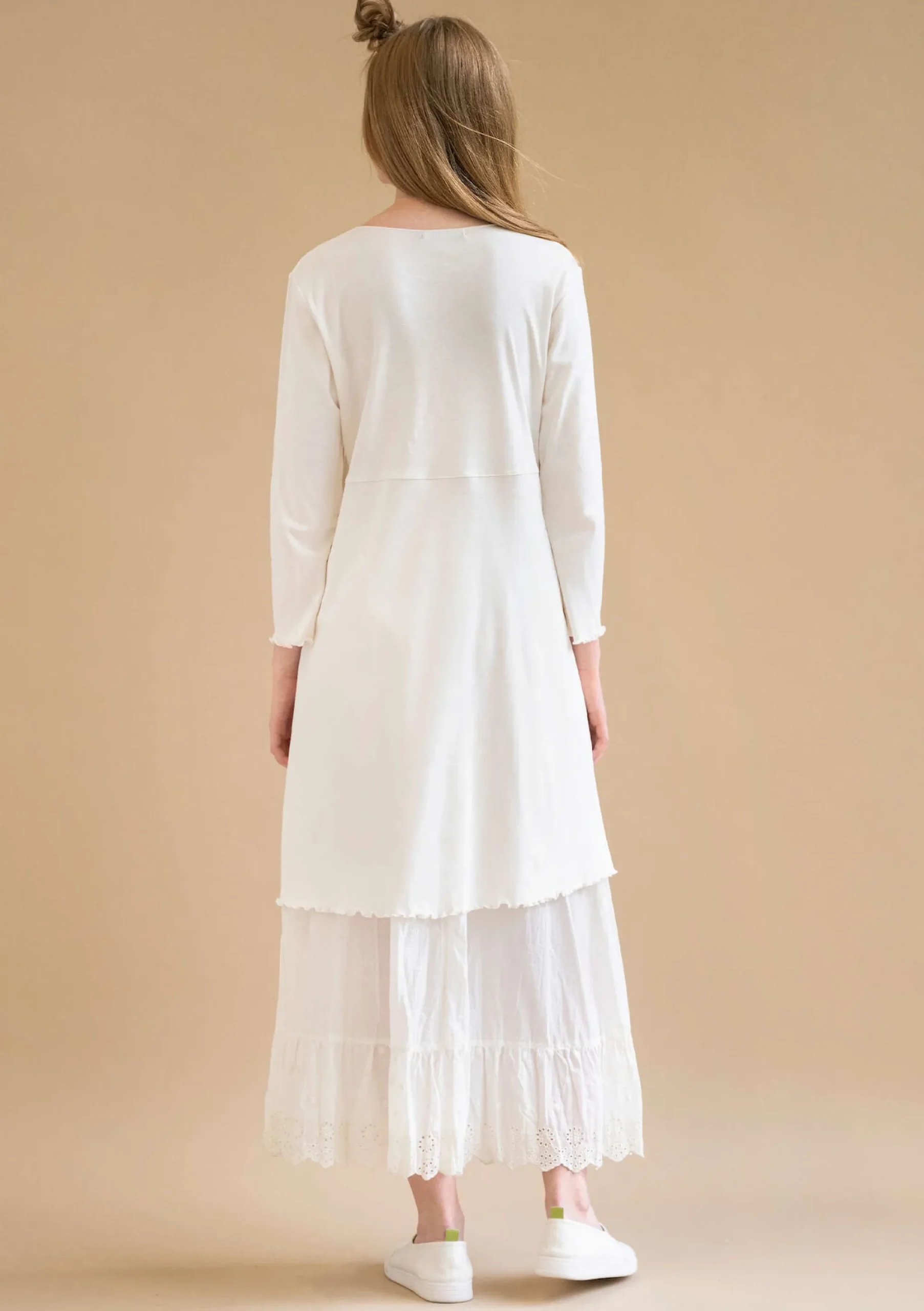 Hot Gudrun Sjödén Jerseykleid Aus Bio-Baumwolle ungebleicht