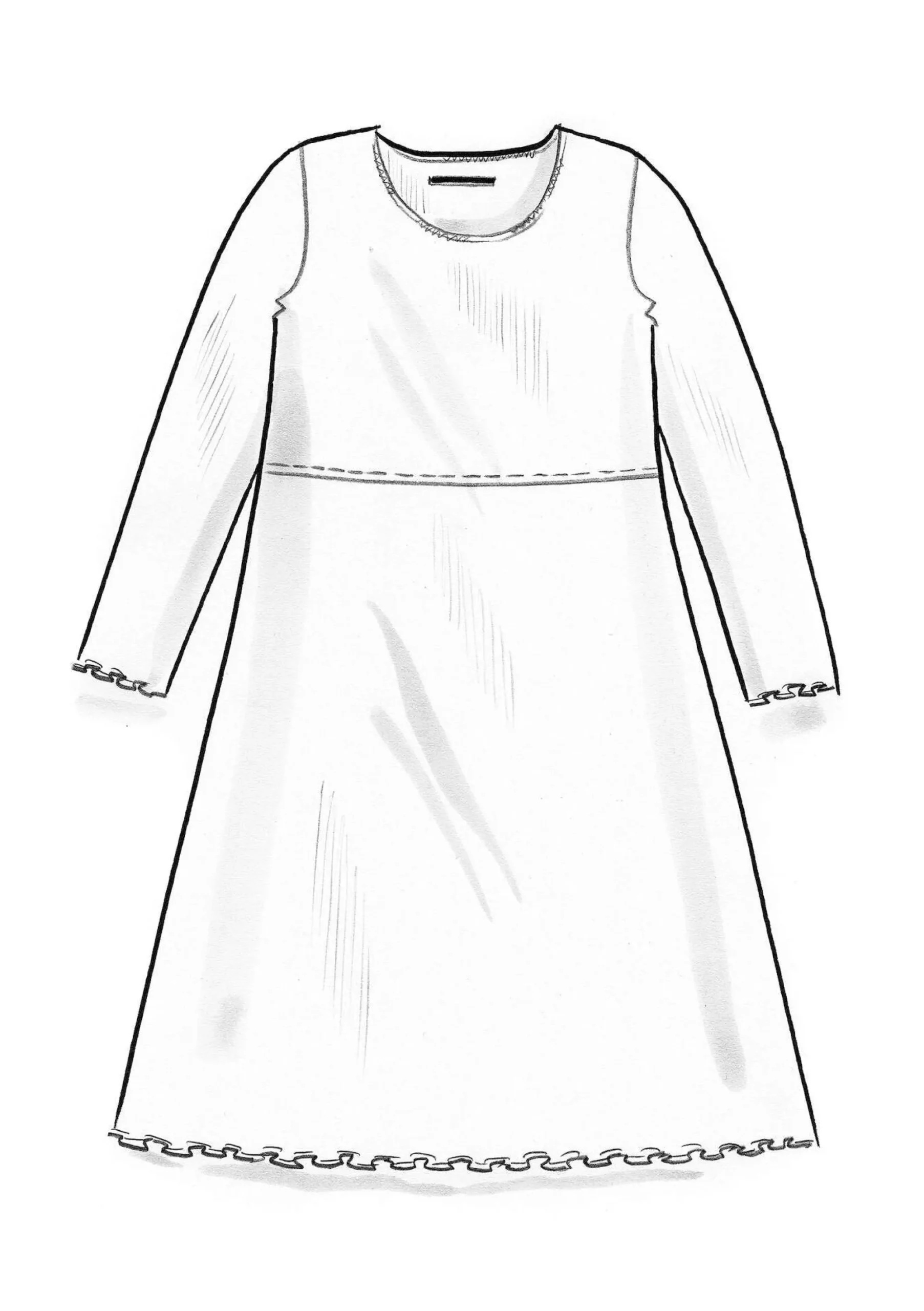Outlet Gudrun Sjödén Jerseykleid Aus Bio-Baumwolle schwarz