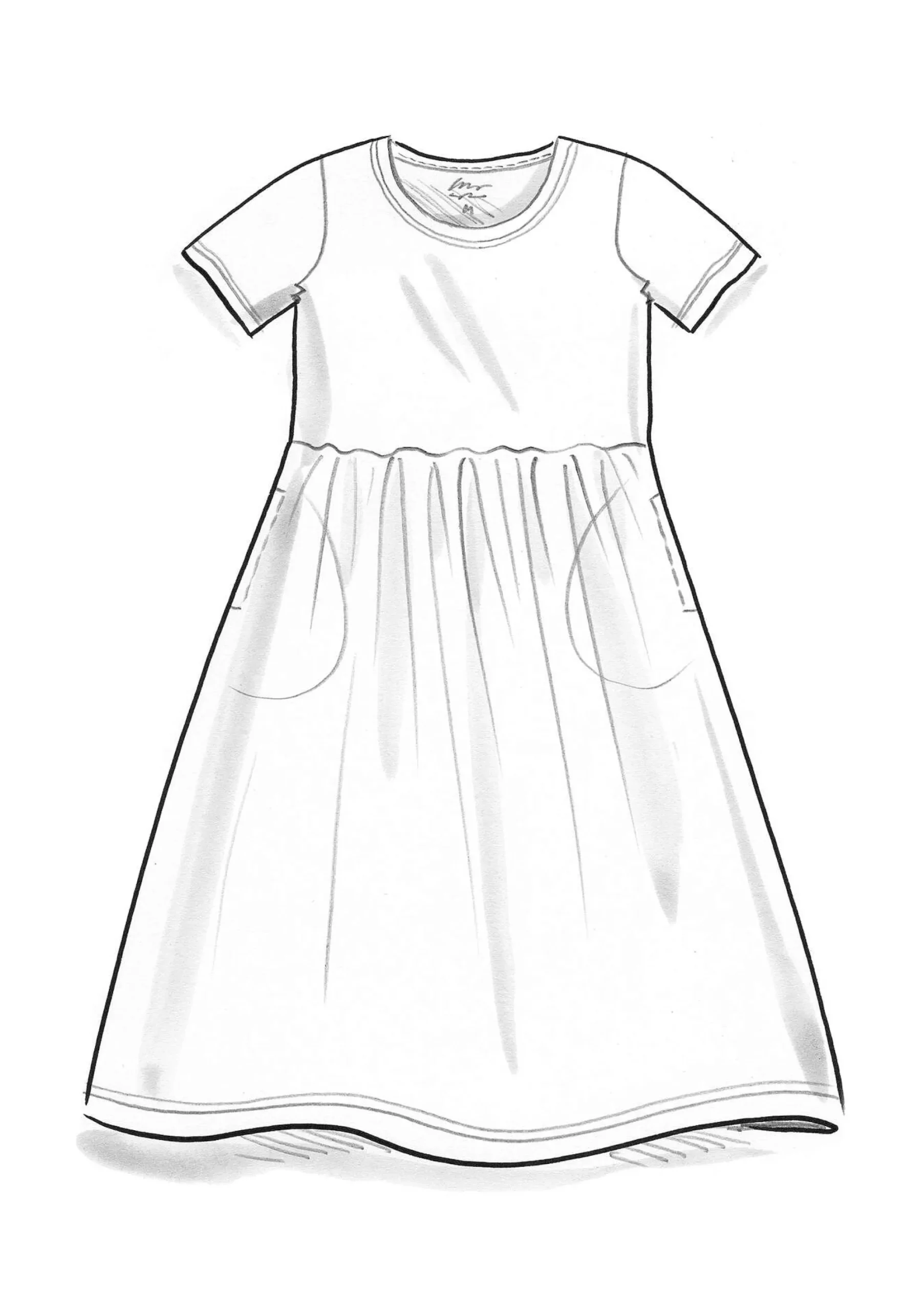 New Gudrun Sjödén Jerseykleid Billie Aus Bio-Baumwolle/Modal schwarz