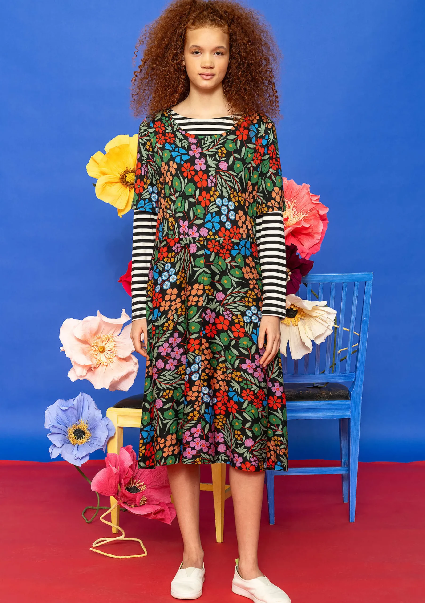 Outlet Gudrun Sjödén Jerseykleid Ingrid Aus Bio-Baumwolle/Modal schwarz