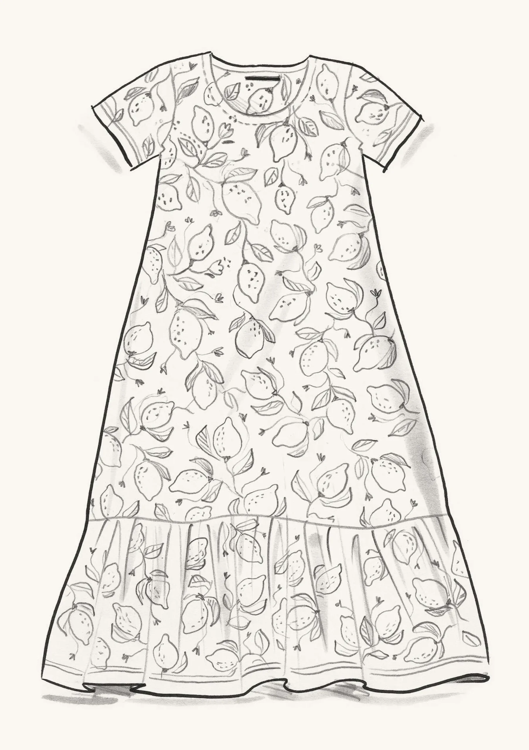 Discount Gudrun Sjödén Jerseykleid Luisa Aus Bio-Baumwolle schwarz