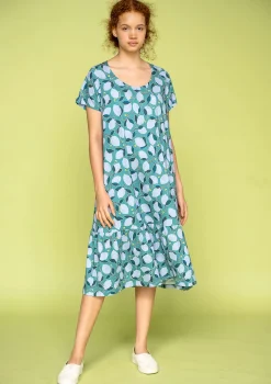 Online Gudrun Sjödén Jerseykleid Luisa Aus Bio-Baumwolle aqua