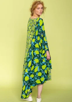 Sale Gudrun Sjödén Jerseykleid Luisa Aus Bio-Baumwolle dunkelzikade