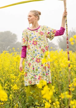 Online Gudrun Sjödén Jerseykleid Midsommarnatt Aus Bio-Baumwolle holunderblüte