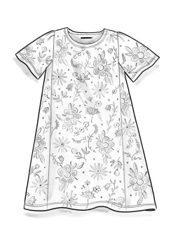Sale Gudrun Sjödén Jerseykleid Midsommarnatt Aus Bio-Baumwolle schwarz