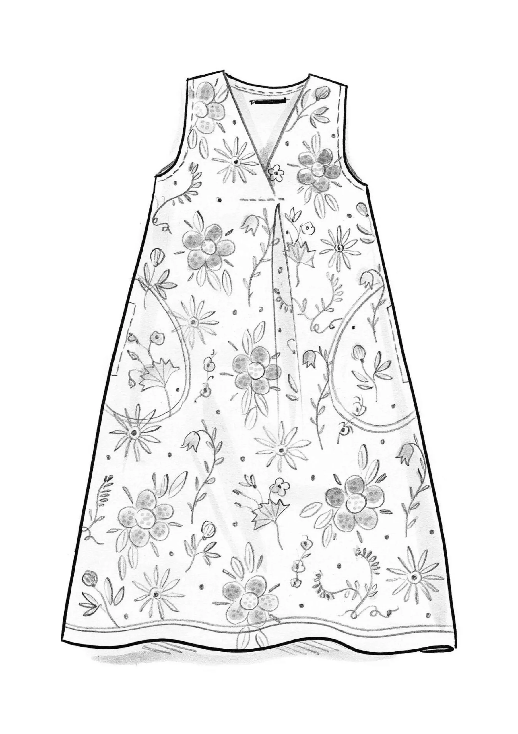 Clearance Gudrun Sjödén Jerseykleid Midsommarsol Aus Bio-Baumwolle schwarz