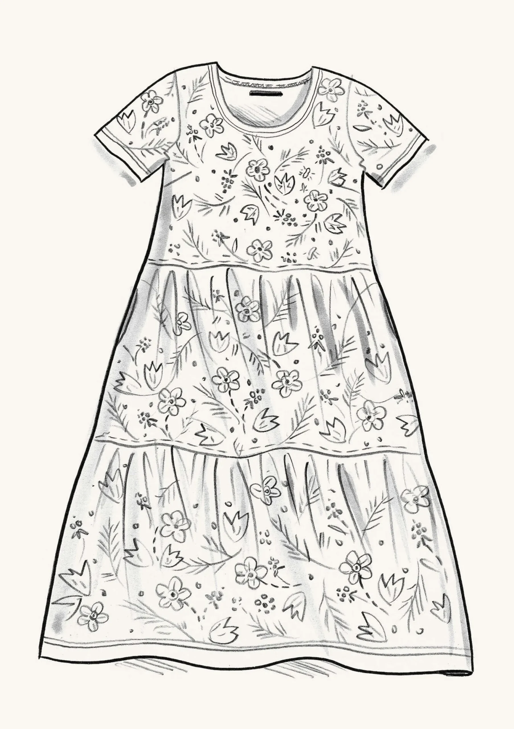 Outlet Gudrun Sjödén Jerseykleid Myren Aus Modal avocado