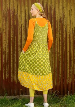 Discount Gudrun Sjödén Jerseykleid Singö Aus Bio-Baumwolle/Modal hellkräutergrün