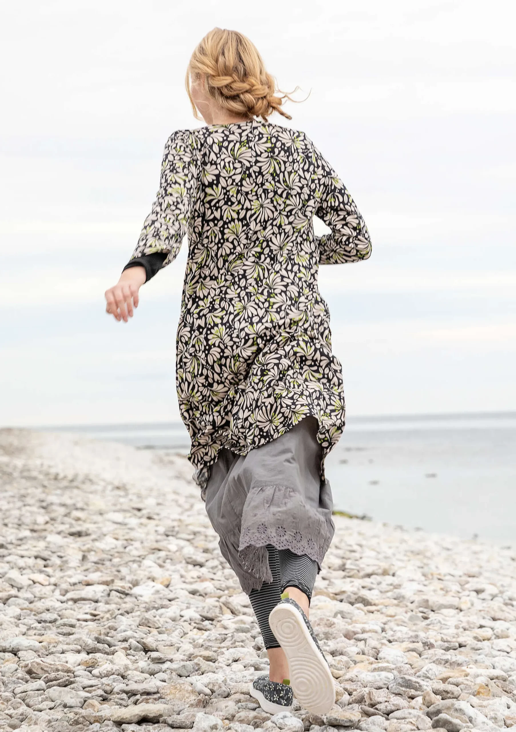Outlet Gudrun Sjödén Jerseykleid Strandäng Aus Lyocell/Elasthan schwarz