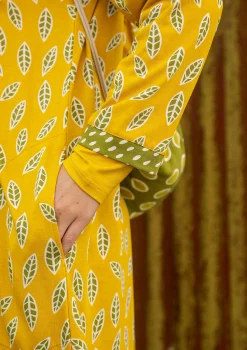Clearance Gudrun Sjödén Jerseykleid Åland Aus Bio-Baumwolle/Modal ananas