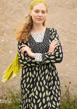 Best Gudrun Sjödén Jerseykleid Åland Aus Bio-Baumwolle/Modal schwarz