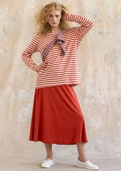 New Gudrun Sjödén Jerseyrock Billie Aus Bio-Baumwolle/Modal kupfer