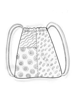 Discount Gudrun Sjödén Jersey-Rucksack Singö Aus Bio-Baumwolle/Modal schwarz