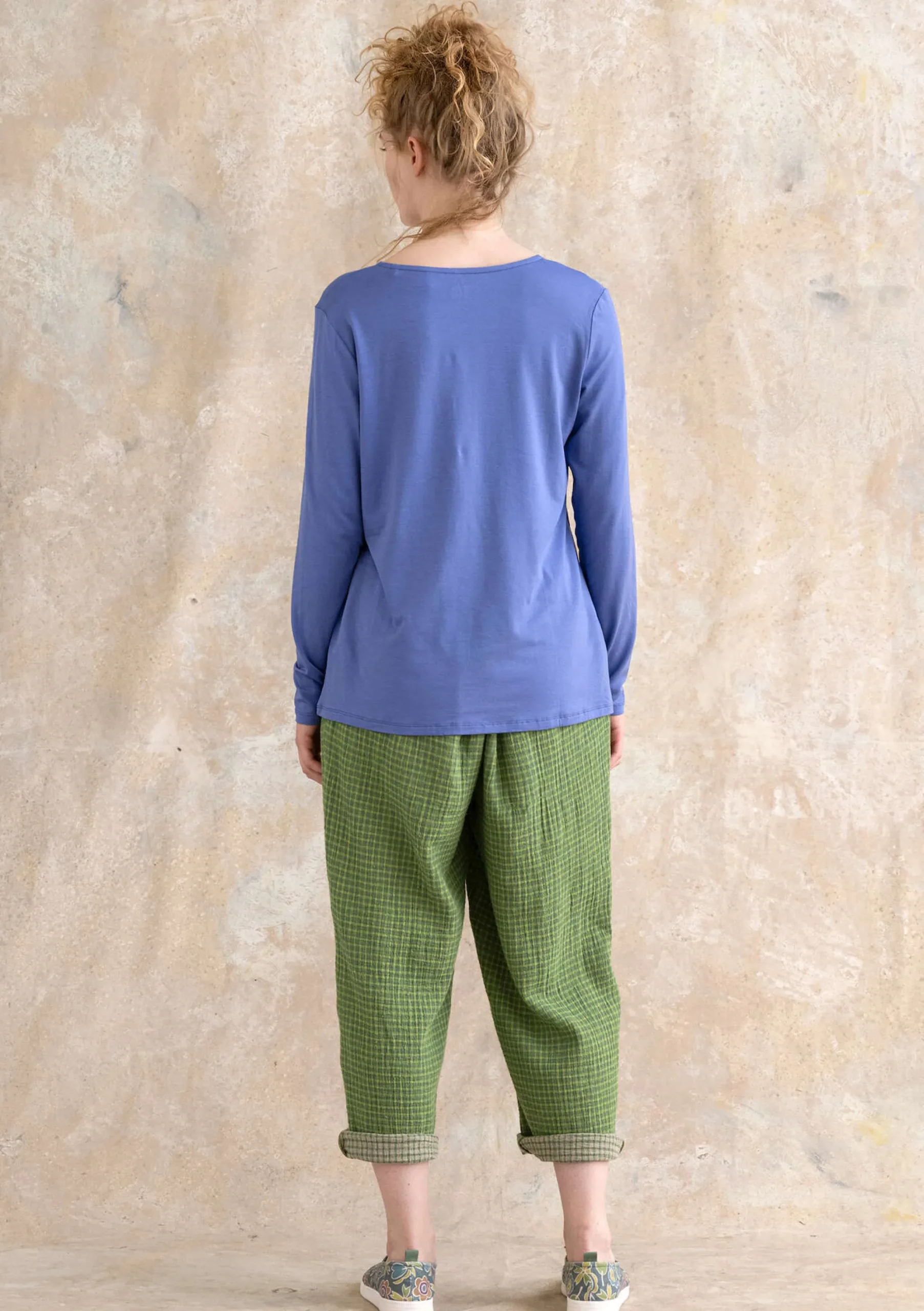 Gudrun Sjödén Jerseyshirt Ada Aus Lyocell/Elasthan himmelblau
