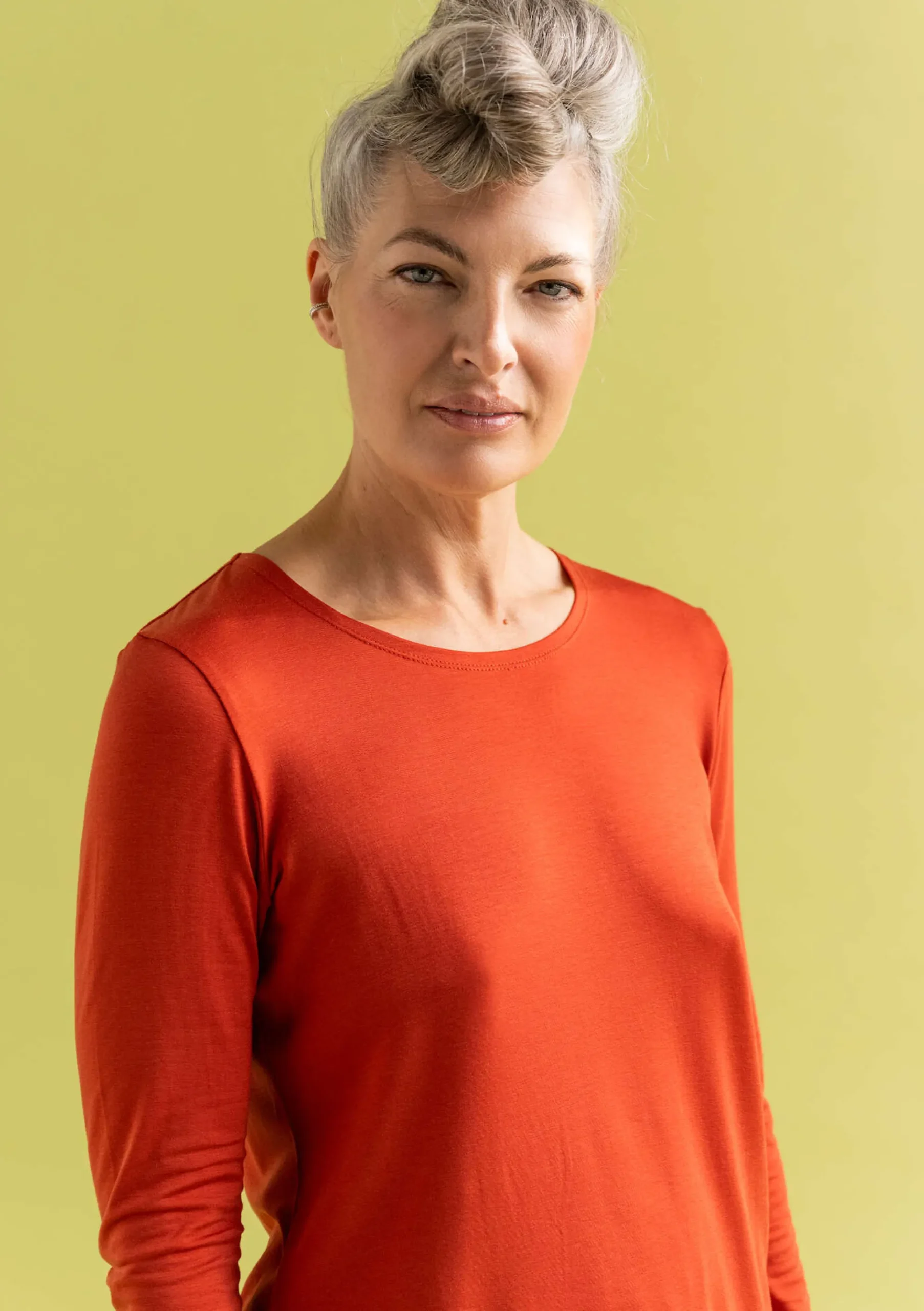 Discount Gudrun Sjödén Jerseyshirt Ada Aus Lyocell/Elasthan kupfer